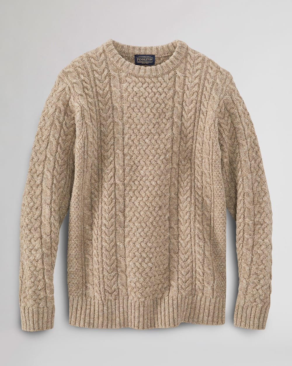 Pendleton Shop Men's Shetland Collection Fisherman Sweater