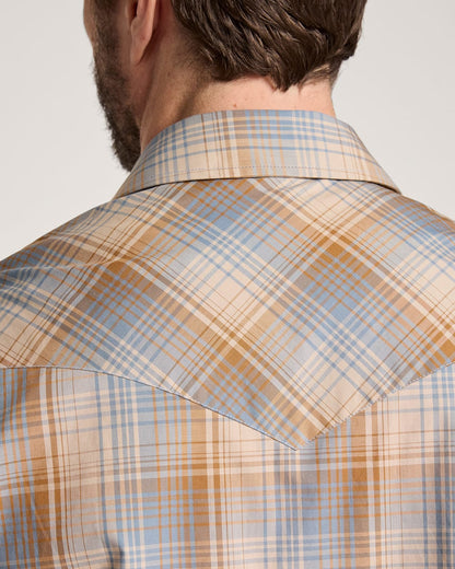 Pendleton Shop Men's Cotton Plaid Bishop Shirt: Stylish Comfort
