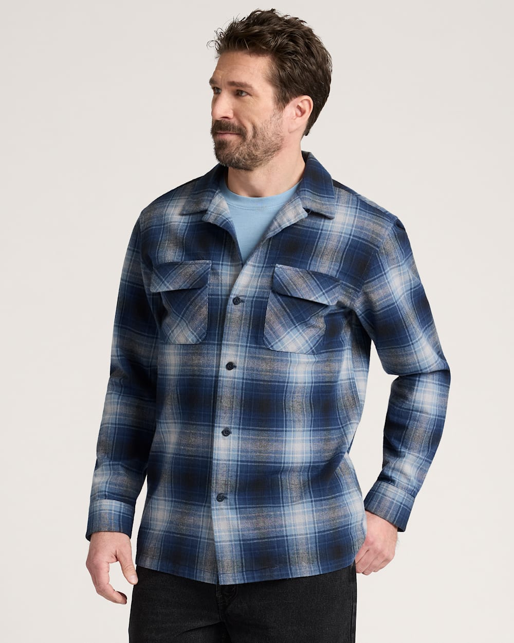 Pendleton Buy Men's Long Sleeve Plaid Cotton Board Shirt Tops