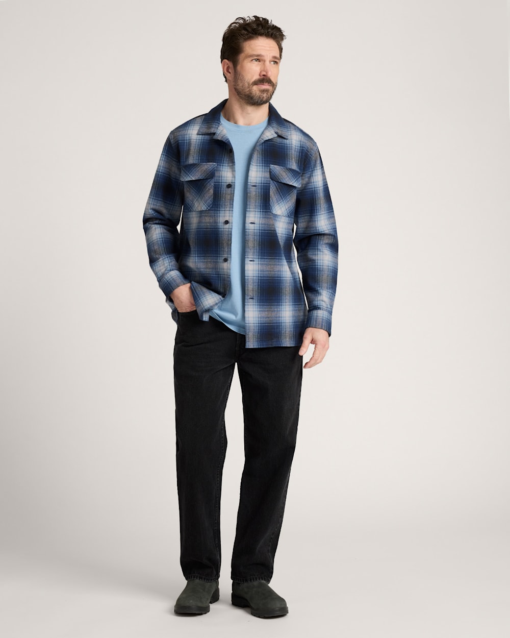 Pendleton Buy Men's Long Sleeve Plaid Cotton Board Shirt Tops