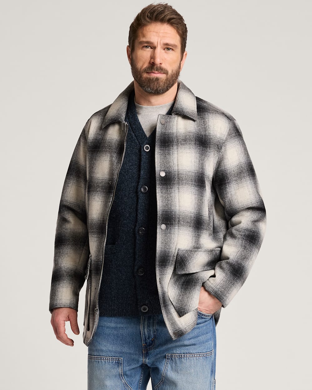 Pendleton Shop Men's Bozeman Wool Field Coat in Jackets & Coats