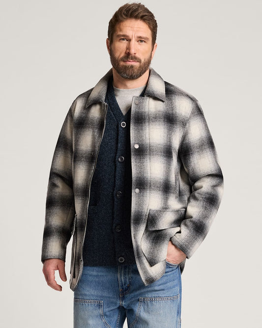 Pendleton Shop Men's Bozeman Wool Field Coat in Jackets & Coats