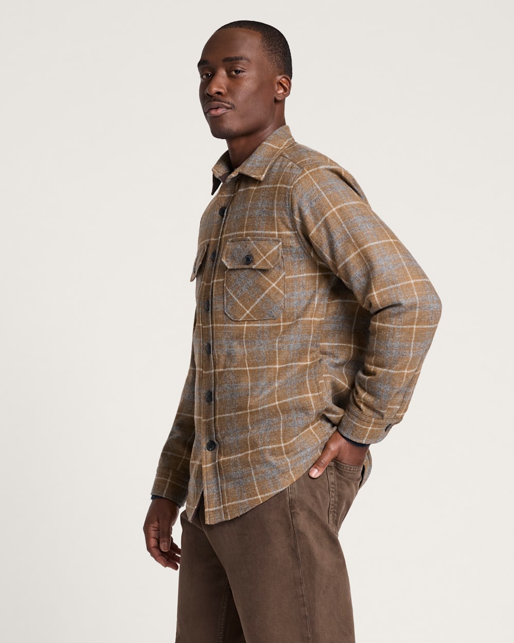 Pendleton Shop Men's Plaid Quilted CPO Jacket in Jackets & Coats