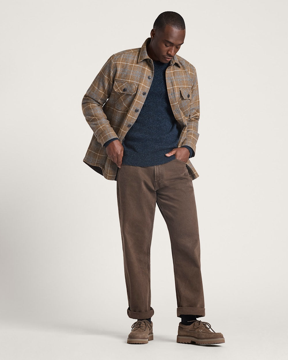Pendleton Shop Men's Plaid Quilted CPO Jacket in Jackets & Coats