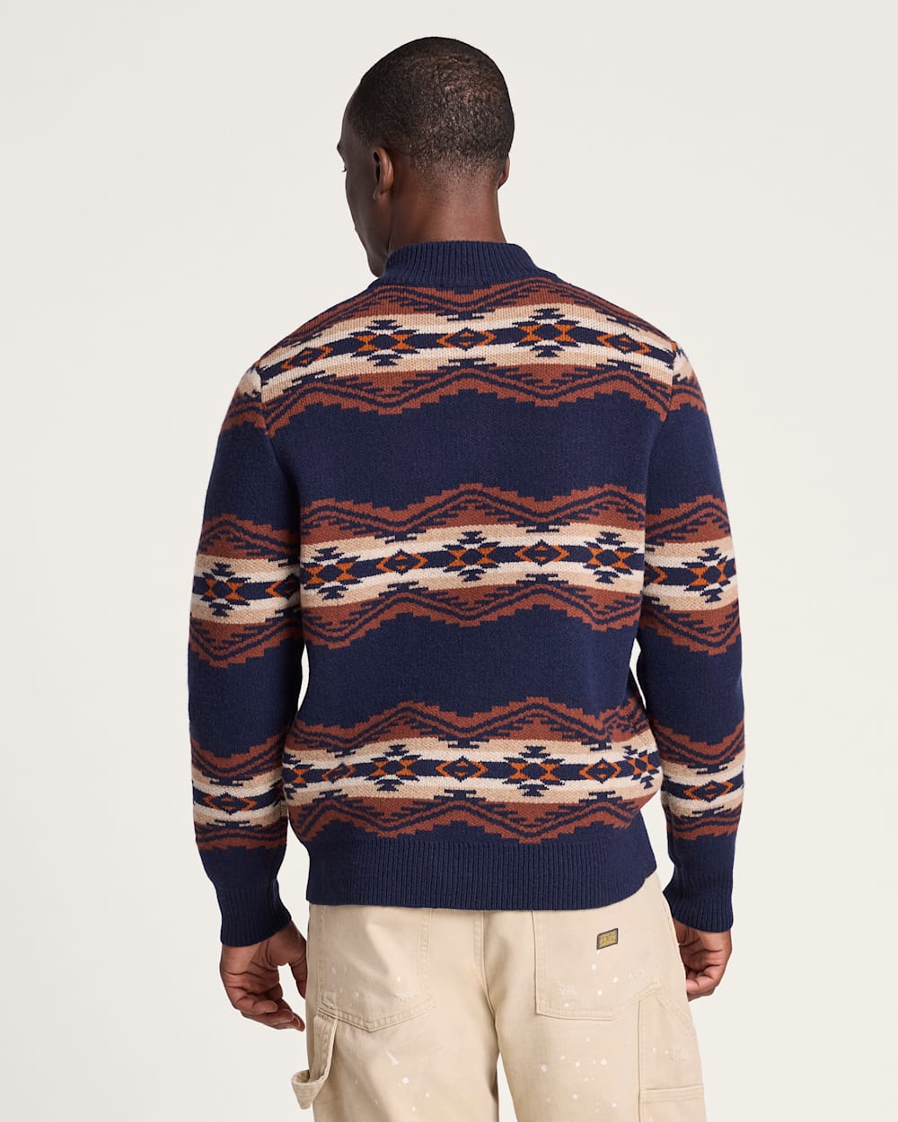 Pendleton Shop Men's Tumalo Ridge Lambswool Quarter-Zip Sweater in Sweaters