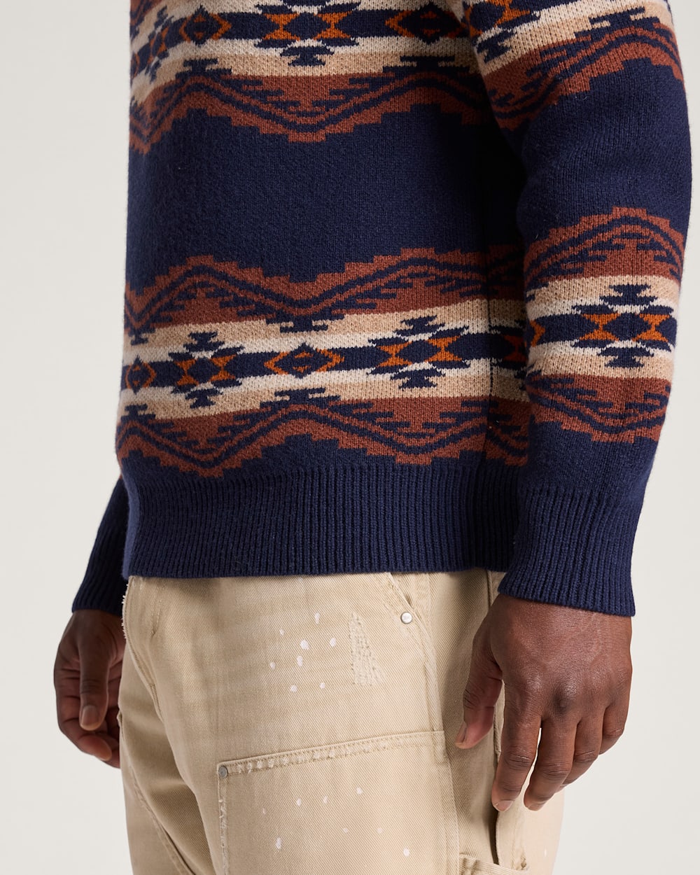 Pendleton Shop Men's Tumalo Ridge Lambswool Quarter-Zip Sweater in Sweaters