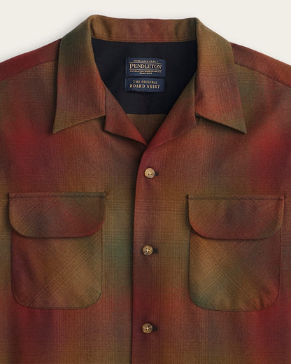 Pendleton Shop Men's Plaid Wool Board Shirt: Stylish Comfort