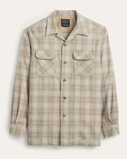 Pendleton Shop Men's Plaid Wool Board Shirt: Stylish Comfort