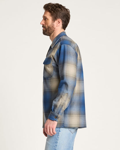 Pendleton Shop Men's Plaid Wool Board Shirt: Stylish Comfort