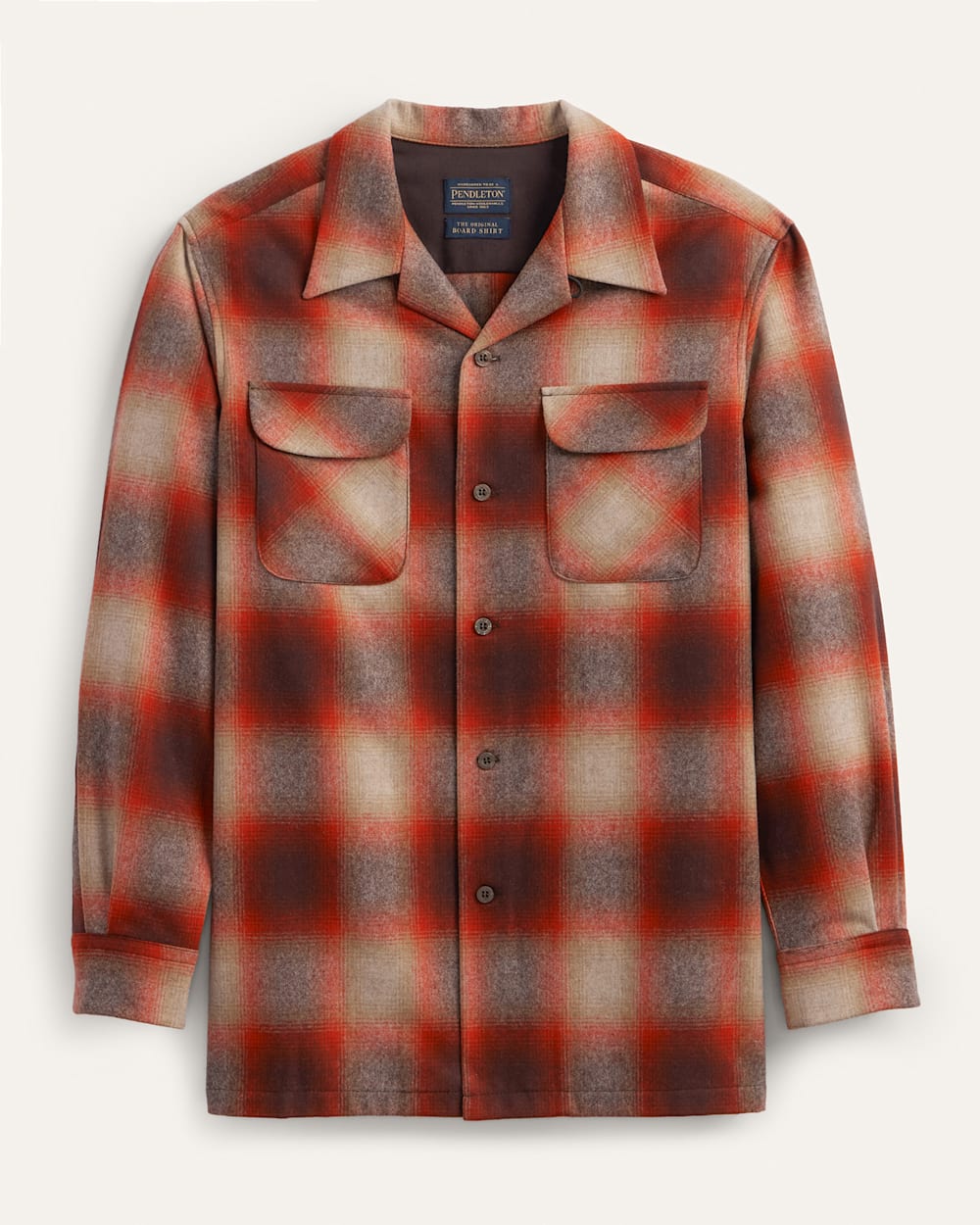 Pendleton Shop Men's Plaid Wool Board Shirt: Stylish Comfort