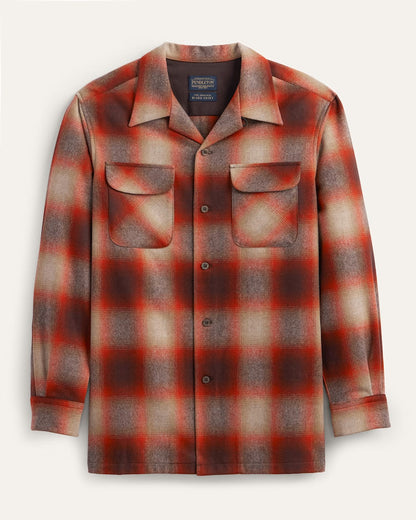 Pendleton Shop Men's Plaid Wool Board Shirt: Stylish Comfort