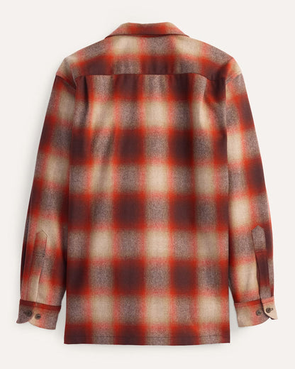 Pendleton Shop Men's Plaid Wool Board Shirt: Stylish Comfort