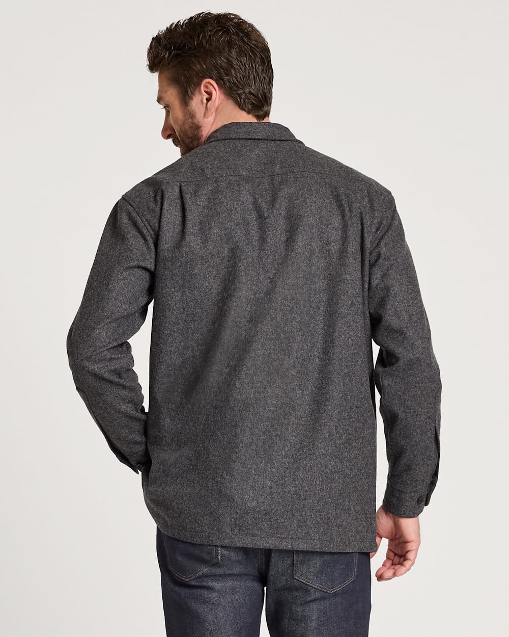 Pendleton Shop Men's Solid Wool Board Shirt for Timeless Look