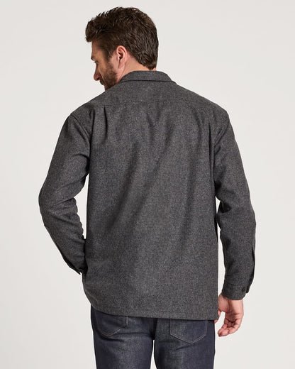 Pendleton Shop Men's Solid Wool Board Shirt for Timeless Look
