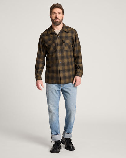Pendleton Shop Men's Plaid Wool Board Shirt: Stylish Comfort
