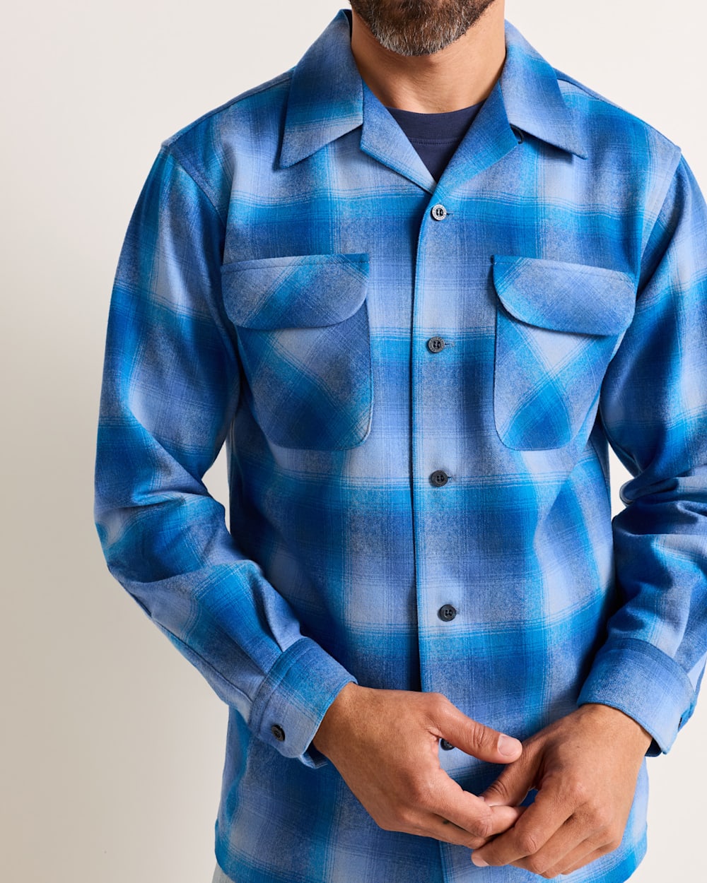 Pendleton Shop Men's Plaid Wool Board Shirt: Stylish Comfort