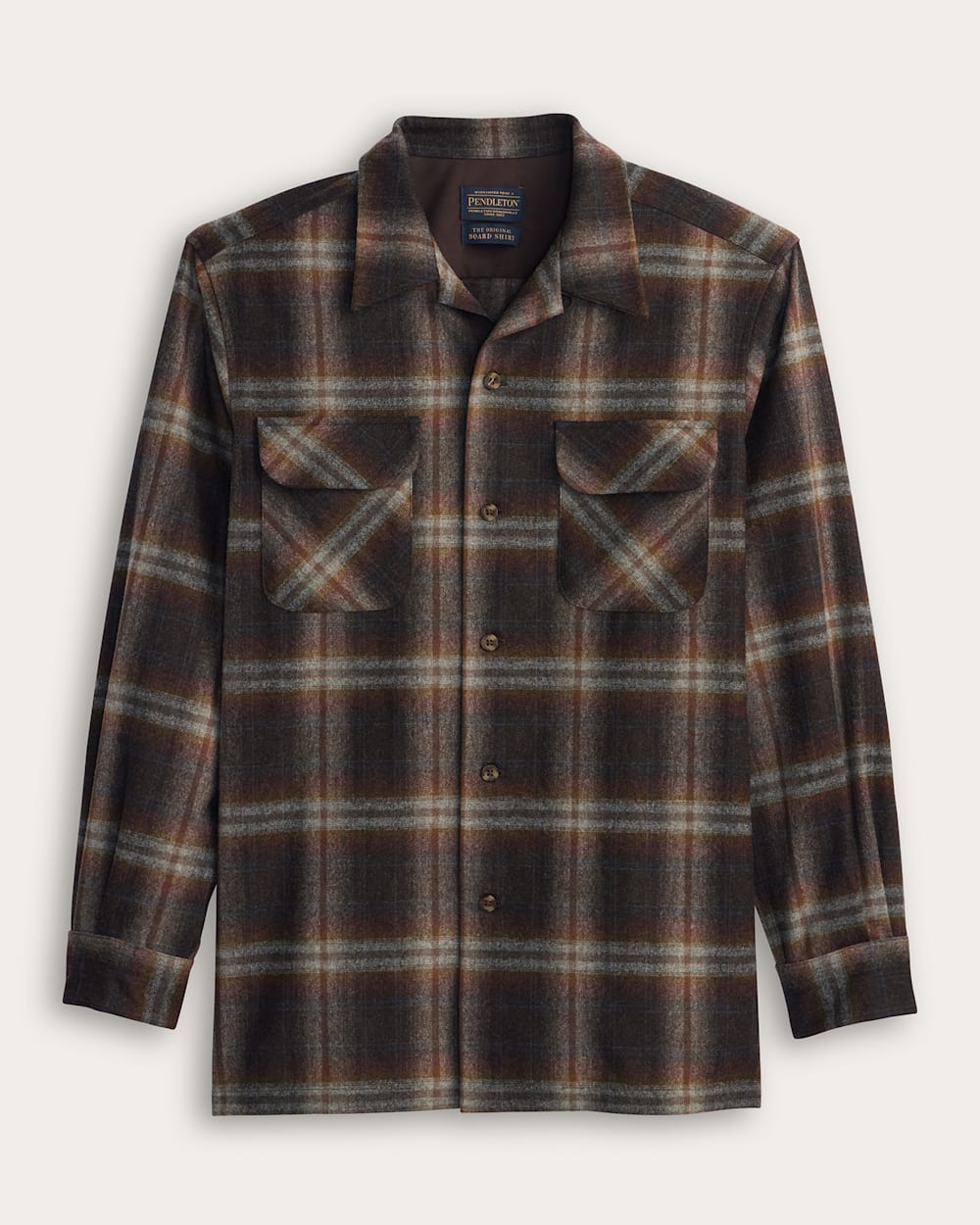 Pendleton Shop Men's Plaid Wool Board Shirt: Stylish Comfort