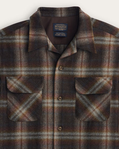 Pendleton Shop Men's Plaid Wool Board Shirt: Stylish Comfort