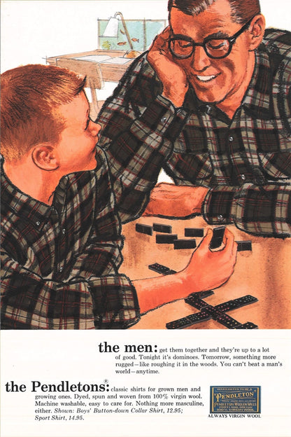 Pendleton Shop Men's Plaid Wool Board Shirt: Stylish Comfort