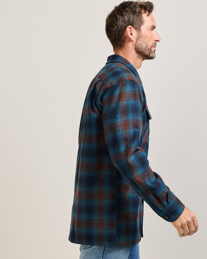 Pendleton Shop Men's Plaid Wool Board Shirt: Stylish Comfort