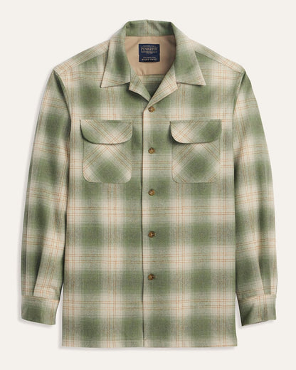 Pendleton Shop Men's Plaid Wool Board Shirt: Stylish Comfort