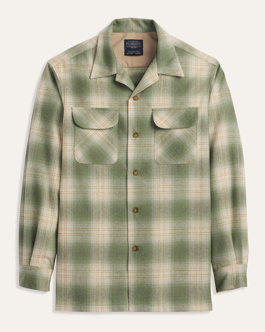 Pendleton Shop Men's Plaid Wool Board Shirt: Stylish Comfort