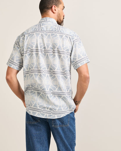 Pendleton Men's Short-Sleeve Shoreline Linen Shirt