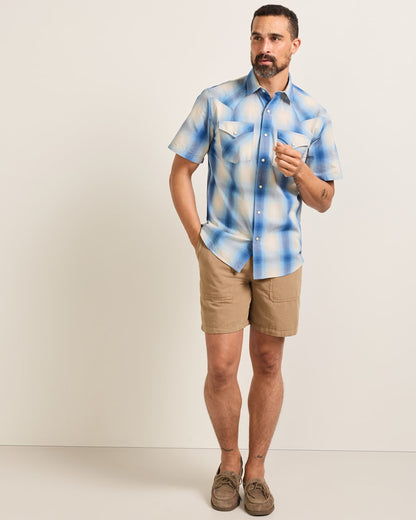 Pendleton Men's Short-Sleeve Plaid Frontier Shirt