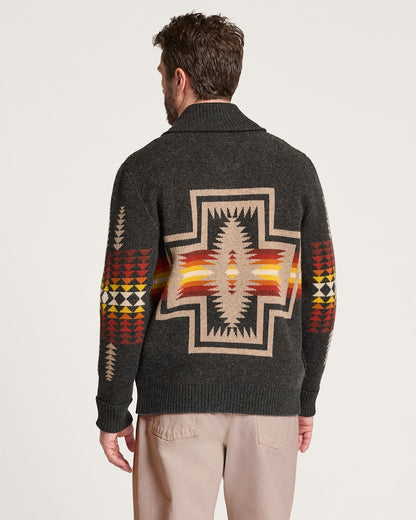 Pendleton Stay Stylish and Cozy in Men's Harding Zip Lambswool Cardigan