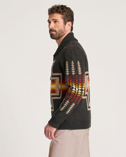 Pendleton Stay Stylish and Cozy in Men's Harding Zip Lambswool Cardigan