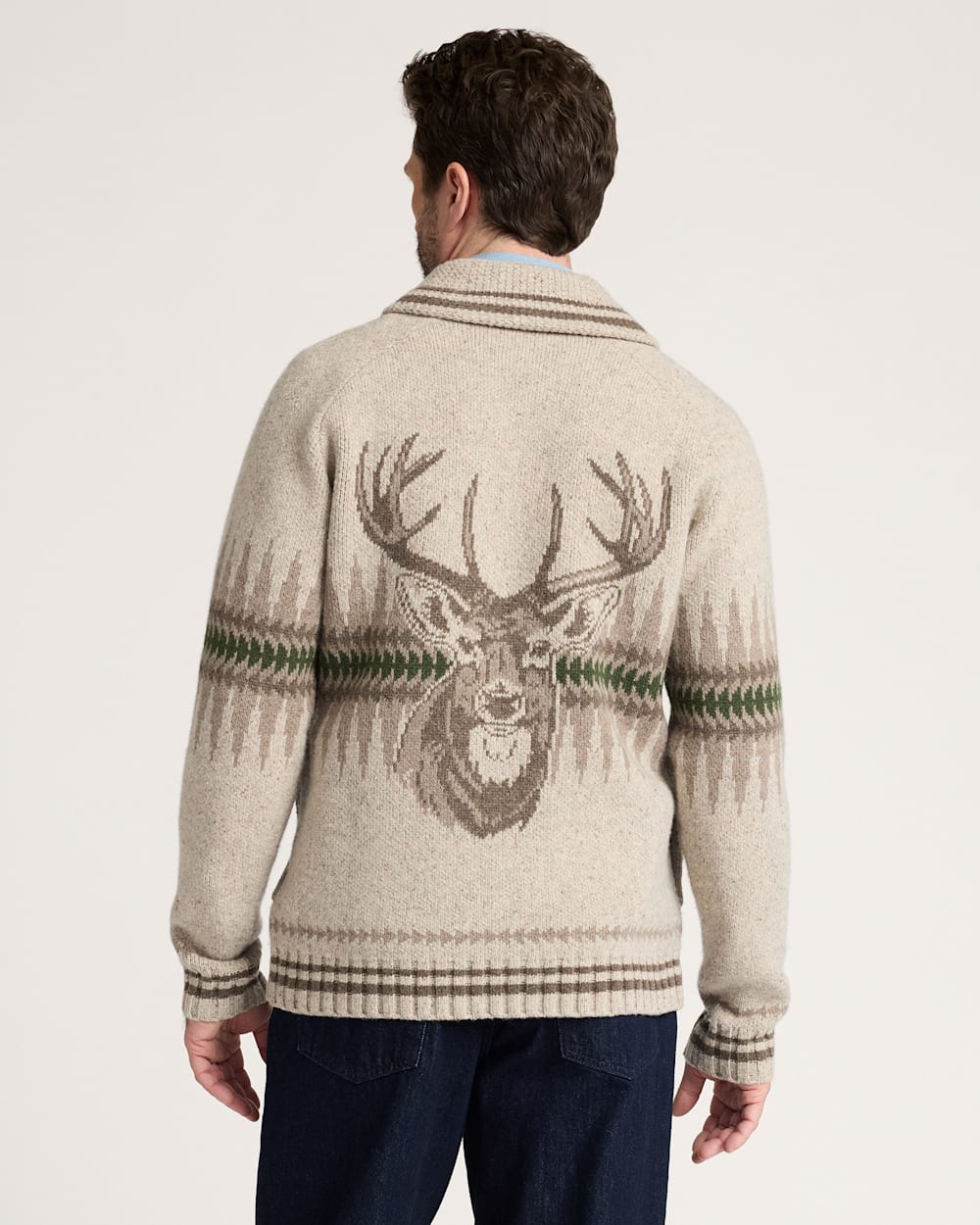 Pendleton Buy Men's Sawtooth Buck Lambswool Zip Cardigan Sweater