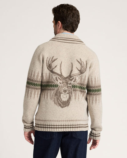 Pendleton Buy Men's Sawtooth Buck Lambswool Zip Cardigan Sweater
