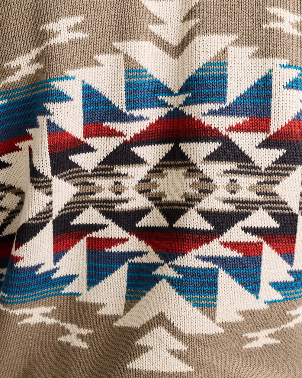 Pendleton Shop Men's Long-Sleeve Bridge Creek Pattern Cotton Sweater