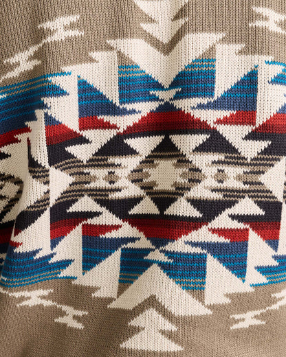 Pendleton Shop Men's Long-Sleeve Bridge Creek Pattern Cotton Sweater