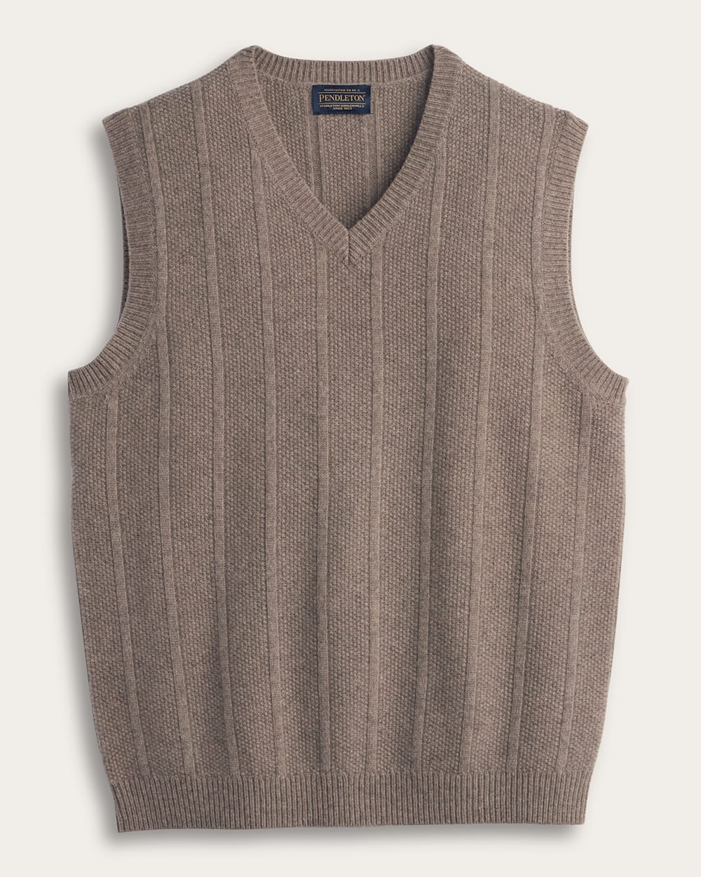 Pendleton Shop Men's Mixed Stitch Merino Vest in Sweaters