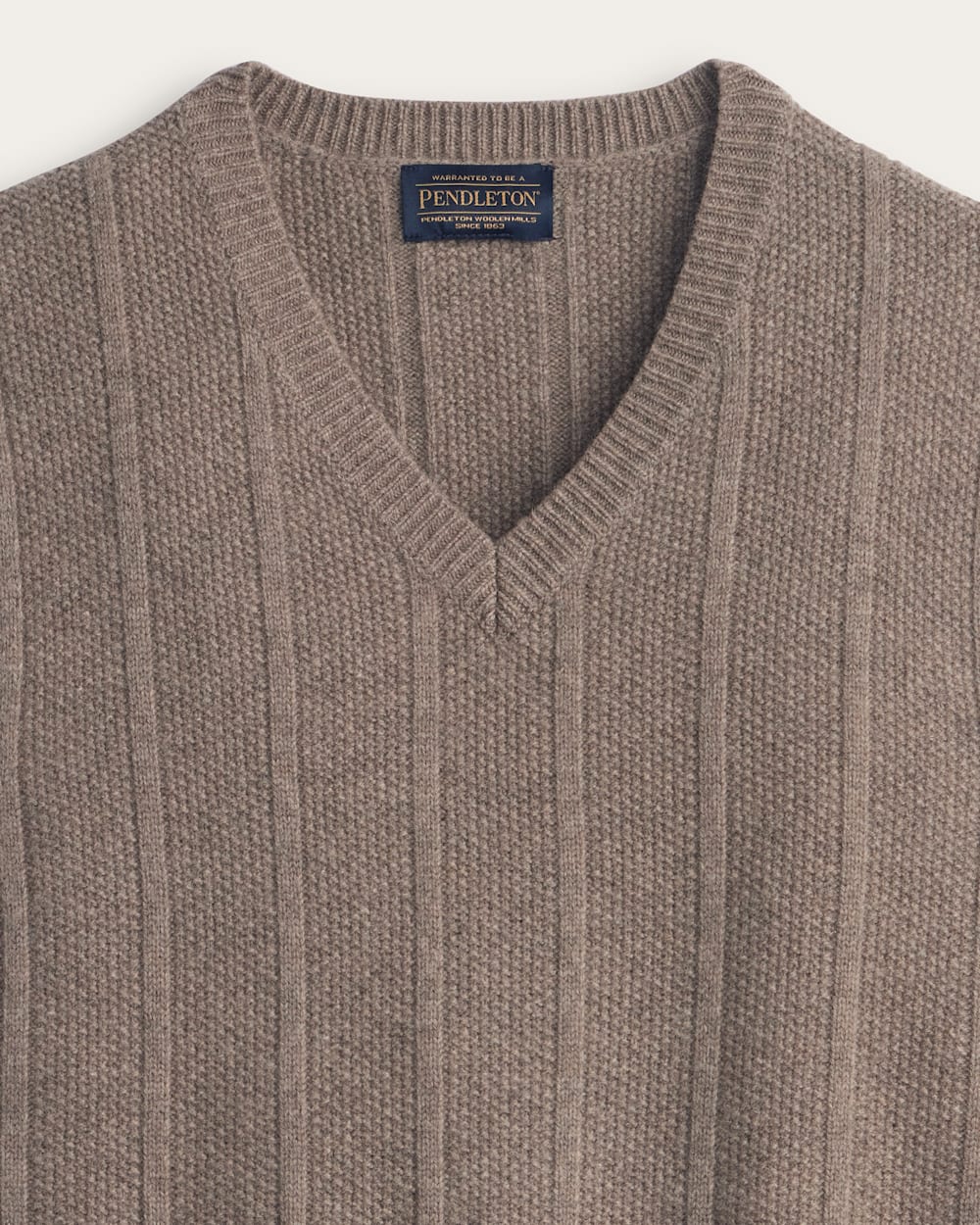 Pendleton Shop Men's Mixed Stitch Merino Vest in Sweaters