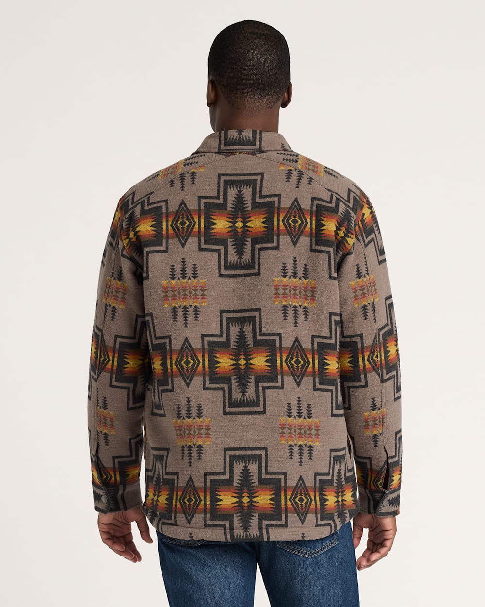 Pendleton Buy Men's Harding Cotton Chamois Sherpa Lined Shirt Jacket