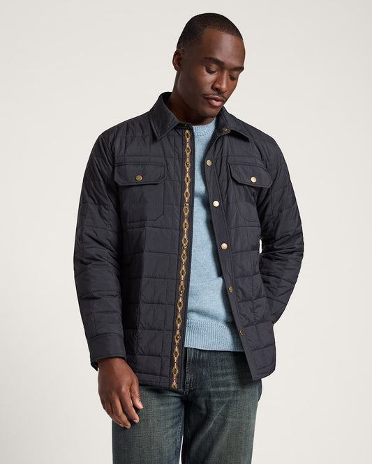 Pendleton Shop Men's Arroyo Quilted Shirt Jacket in Outerwear