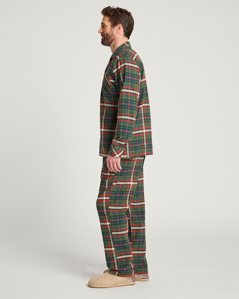 Pendleton Shop Men's Plaid Flannel Pajama Set in Sleepwear