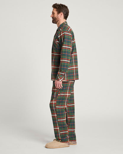 Pendleton Shop Men's Plaid Flannel Pajama Set in Sleepwear