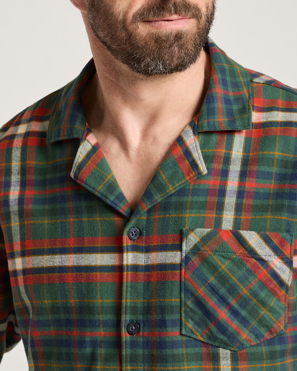 Pendleton Shop Men's Plaid Flannel Pajama Set in Sleepwear