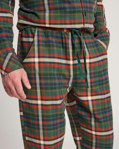 Pendleton Shop Men's Plaid Flannel Pajama Set in Sleepwear