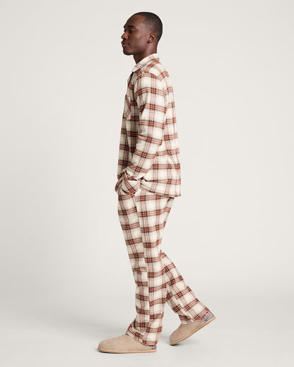 Pendleton Shop Men's Plaid Flannel Pajama Set in Sleepwear
