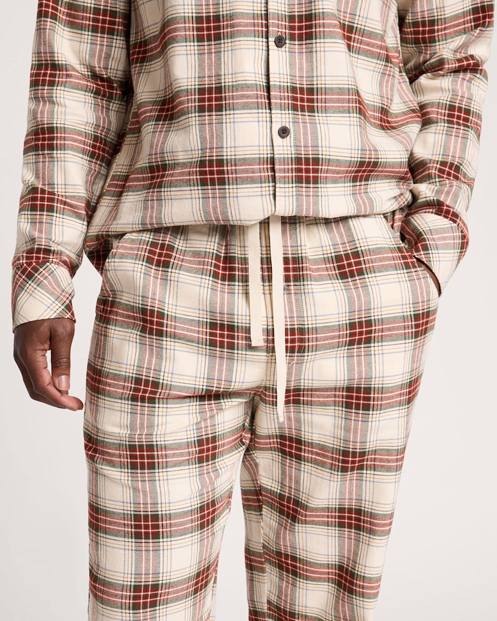 Pendleton Shop Men's Plaid Flannel Pajama Set in Sleepwear
