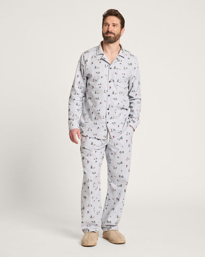 Pendleton Shop Men's Ski Print Flannel Pajama Set in Sleepwear