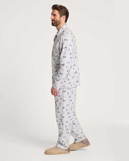 Pendleton Shop Men's Ski Print Flannel Pajama Set in Sleepwear