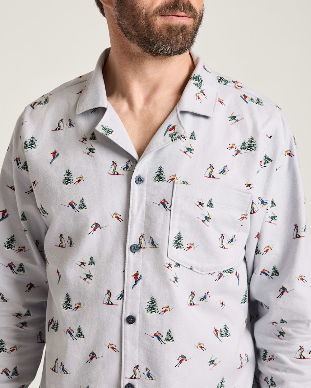 Pendleton Shop Men's Ski Print Flannel Pajama Set in Sleepwear