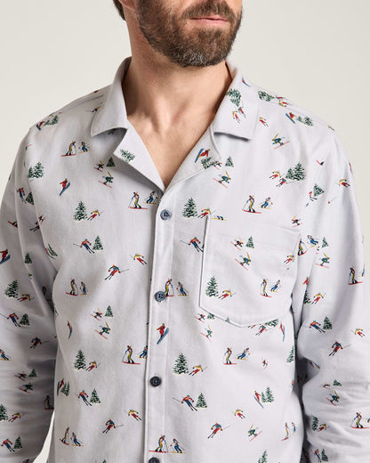 Pendleton Shop Men's Ski Print Flannel Pajama Set in Sleepwear