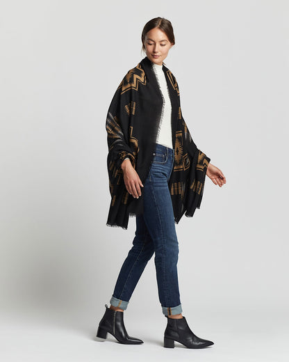 Pendleton Shop Luxurious Harding Featherweight Wool Scarf