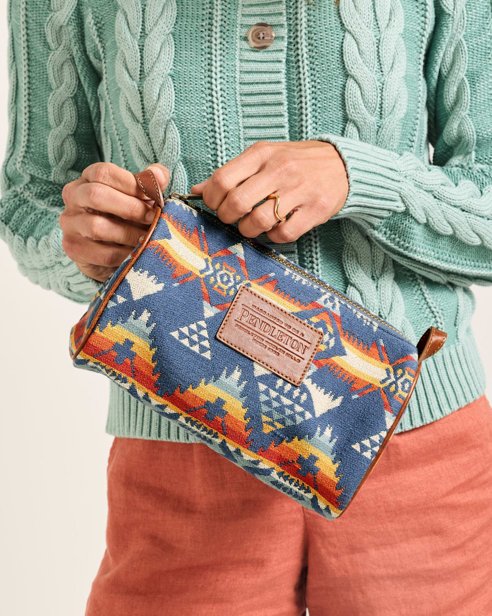 Pendleton Nehalem Cotton Barrel Bag Purse